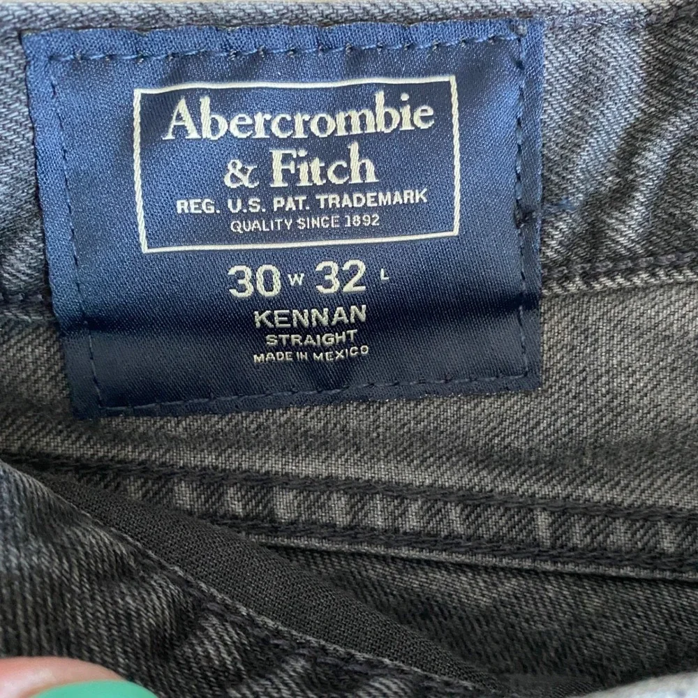 Abercrombie & Fitch Kennan‎ Straight Leg Jeans Mens 30x32 Faded Black 131D0084